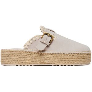 Mou Espadrilky Jute clog plain MU.SW641000A Sivá Ženy Mou Espadrilky Jute clog plain MU.SW641000A Sivá Ženy
