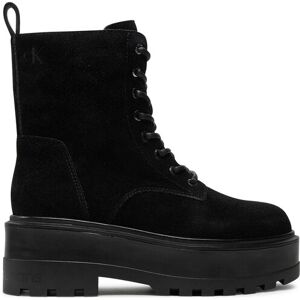 Calvin Klein Jeans Outdoorová obuv Flatform Zip Laceup Mg S YW0YW01554 Čierna Ženy Calvin Klein Jeans Outdoorová obuv Flatform Zip Laceup Mg S YW0YW01554 Čierna Ženy