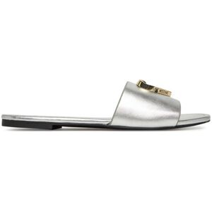 LOVE MOSCHINO Šľapky JA28161G0MIF090B Strieborná Ženy LOVE MOSCHINO Šľapky JA28161G0MIF090B Strieborná Ženy