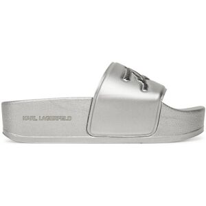 KARL LAGERFELD Šľapky Kondo Maxi KL80872 Strieborná Ženy KARL LAGERFELD Šľapky Kondo Maxi KL80872 Strieborná Ženy