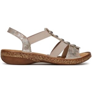 Rieker Sandále CEO-62850-90 Sivá Ženy Rieker Sandále CEO-62850-90 Sivá Ženy