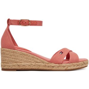 Tommy Hilfiger Espadrilky Hemp Crossover Strap Wedge Espadrilles FW0FW09332 Ružová Ženy Tommy Hilfiger Espadrilky Hemp Crossover Strap Wedge Espadrilles FW0FW09332 Ružová Ženy