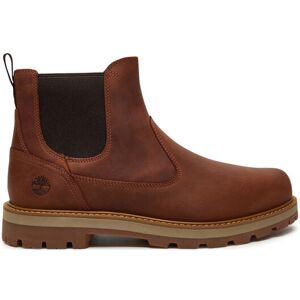 Timberland Členková obuv s elastickým prvkom Britton Road Mid Chelsea TB0A6A4WEM61 Hnedá Muži Timberland Členková obuv s elastickým prvkom Britton Road Mid Chelsea TB0A6A4WEM61 Hnedá Muži