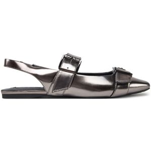 KARL LAGERFELD Baleríny Konnie KL40186A Strieborná Ženy KARL LAGERFELD Baleríny Konnie KL40186A Strieborná Ženy