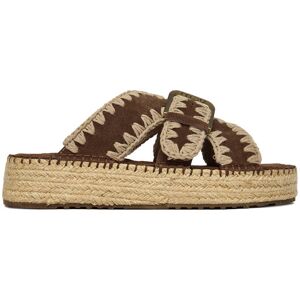 Mou Espadrilky MU.SW641003A Hnedá Ženy Mou Espadrilky MU.SW641003A Hnedá Ženy