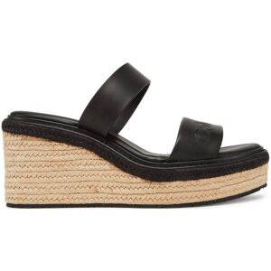 Calvin Klein Espadrilky Wedge Sandal 50 - He HW0HW02375 Čierna Ženy Calvin Klein Espadrilky Wedge Sandal 50 - He HW0HW02375 Čierna Ženy