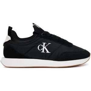 Calvin Klein Sneakersy Retro Runner Lace Up Sock YW0YW02060 Čierna Ženy Calvin Klein Sneakersy Retro Runner Lace Up Sock YW0YW02060 Čierna Ženy
