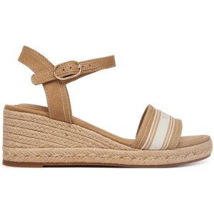 Tommy Hilfiger Espadrilky Mid Wedge Espad Webbing FW0FW09230 Béžová Ženy Tommy Hilfiger Espadrilky Mid Wedge Espad Webbing FW0FW09230 Béžová Ženy