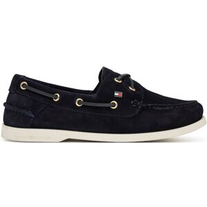 Tommy Hilfiger Mokasíny Hilfiger Suede Boat Shoe FW0FW09338 Tmavomodrá Ženy Tommy Hilfiger Mokasíny Hilfiger Suede Boat Shoe FW0FW09338 Tmavomodrá Ženy