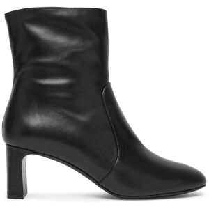 Stuart Weitzman Členková obuv Babette Zip SL542 Čierna Ženy Stuart Weitzman Členková obuv Babette Zip SL542 Čierna Ženy