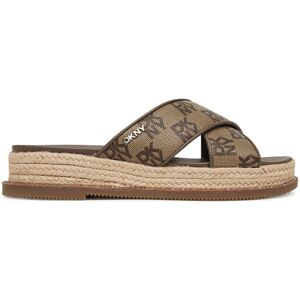 DKNY Šľapky K1666574 Hnedá Ženy DKNY Šľapky K1666574 Hnedá Ženy