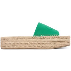 Calvin Klein Espadrilky Ebeth HW0HW02894 Zelená Ženy Calvin Klein Espadrilky Ebeth HW0HW02894 Zelená Ženy
