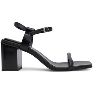 Calvin Klein Sandále Block Heel Sandal 75 Lth HW0HW02650 Čierna Ženy Calvin Klein Sandále Block Heel Sandal 75 Lth HW0HW02650 Čierna Ženy