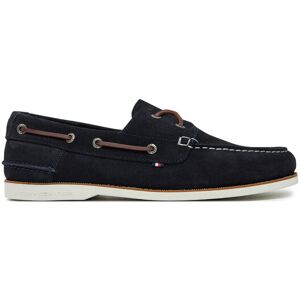 Tommy Hilfiger Poltopánky Th Boat Shoe Core Suede FM0FM05387 Tmavomodrá Muži Tommy Hilfiger Poltopánky Th Boat Shoe Core Suede FM0FM05387 Tmavomodrá Muži