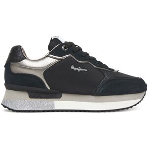 Pepe Jeans Sneakersy Rusper Glam W PLS600008 Čierna Ženy Pepe Jeans Sneakersy Rusper Glam W PLS600008 Čierna Ženy