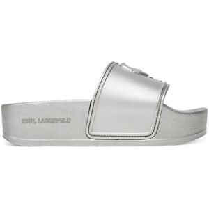 KARL LAGERFELD Šľapky Kondo Maxi KL80819M Strieborná Ženy KARL LAGERFELD Šľapky Kondo Maxi KL80819M Strieborná Ženy