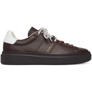Furla Sneakersy Hype YM49HYP BX3477 PT 5303S Tmavo hnedá Ženy Furla Sneakersy Hype YM49HYP BX3477 PT 5303S Tmavo hnedá Ženy