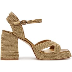 Castañer Espadrilky Valle/142 023116 Zlatá Ženy Castañer Espadrilky Valle/142 023116 Zlatá Ženy