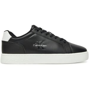 Calvin Klein Jeans Sneakersy Classic Cupsole Mono Lth YM0YM01369 Čierna Muži Calvin Klein Jeans Sneakersy Classic Cupsole Mono Lth YM0YM01369 Čierna Muži