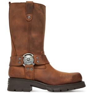 NEW ROCK Čižmy M-7610-C2 Hnedá Ženy NEW ROCK Čižmy M-7610-C2 Hnedá Ženy