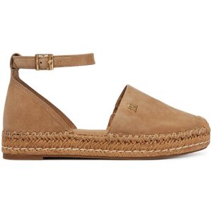 Tommy Hilfiger Espadrilky Th Platform Espad Suede Strap FW0FW09144 Béžová Ženy Tommy Hilfiger Espadrilky Th Platform Espad Suede Strap FW0FW09144 Béžová Ženy