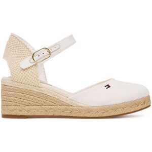 Tommy Hilfiger Espadrilky Mid Wedge Espad Closed Toe FW0FW09233 Écru Ženy Tommy Hilfiger Espadrilky Mid Wedge Espad Closed Toe FW0FW09233 Écru Ženy