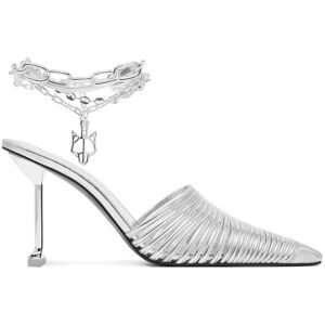 Naked Wolfe Šľapky Chromed 00078 Strieborná Ženy Naked Wolfe Šľapky Chromed 00078 Strieborná Ženy