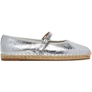 MICHAEL Michael Kors Espadrilky Lynn 40S5LYFP2M Strieborná Ženy MICHAEL Michael Kors Espadrilky Lynn 40S5LYFP2M Strieborná Ženy