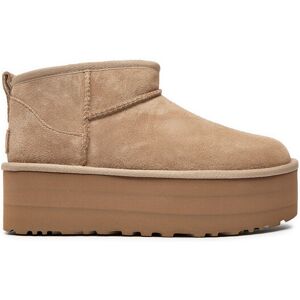 Ugg Snehule Classic Ultra Mini Platform 1135092 Béžová Ženy Ugg Snehule Classic Ultra Mini Platform 1135092 Béžová Ženy
