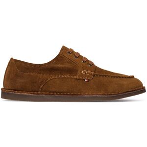 Tommy Hilfiger Poltopánky Stitchdown Suede Derby FM0FM05841 Hnedá Muži Tommy Hilfiger Poltopánky Stitchdown Suede Derby FM0FM05841 Hnedá Muži