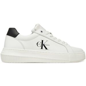 Calvin Klein Jeans Sneakersy YW0YW01872 Biela Ženy Calvin Klein Jeans Sneakersy YW0YW01872 Biela Ženy