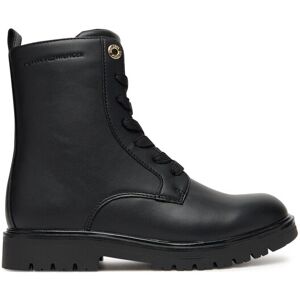Tommy Hilfiger Outdoorová obuv Lace-Up Bootie T3A5-34012-1355 D Čierna Deti Tommy Hilfiger Outdoorová obuv Lace-Up Bootie T3A5-34012-1355 D Čierna Deti