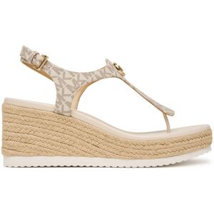 MICHAEL Michael Kors Espadrilky Val Thong Wedge 40S6VAMS1B Écru Ženy MICHAEL Michael Kors Espadrilky Val Thong Wedge 40S6VAMS1B Écru Ženy