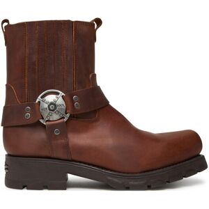 NEW ROCK Členková obuv s elastickým prvkom M-7605-S20 Hnedá Muži NEW ROCK Členková obuv s elastickým prvkom M-7605-S20 Hnedá Muži