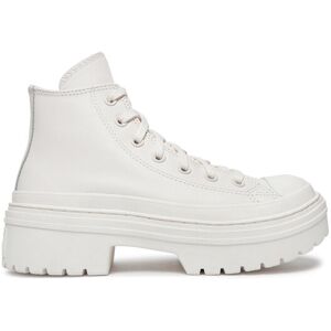 Converse Šnurovacia obuv Chuck Taylor All Star Lugged Heel Leather Platform A10370C Biela Ženy Converse Šnurovacia obuv Chuck Taylor All Star Lugged Heel Leather Platform A10370C Biela Ženy
