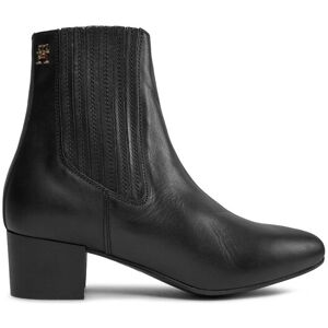 Tommy Hilfiger Členková obuv Essential Leather Boot FW0FW07759 Čierna Ženy Tommy Hilfiger Členková obuv Essential Leather Boot FW0FW07759 Čierna Ženy