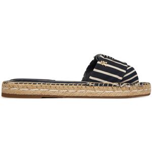 Tommy Hilfiger Šľapky Canvas FW0FW09140 Tmavomodrá Ženy Tommy Hilfiger Šľapky Canvas FW0FW09140 Tmavomodrá Ženy
