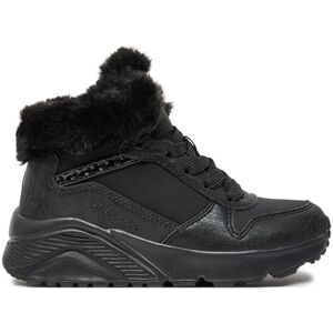 Skechers Členková obuv Uno Lite - Comfurt Collar 310396L/BBK Čierna Deti Skechers Členková obuv Uno Lite - Comfurt Collar 310396L/BBK Čierna Deti