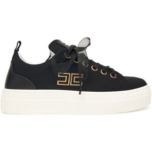 Elisabetta Franchi Sneakersy F4A9-E0528-1256 S Čierna Deti Elisabetta Franchi Sneakersy F4A9-E0528-1256 S Čierna Deti