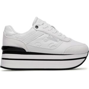 Guess Sneakersy Hansin FL5HNS PEL12 Biela Ženy Guess Sneakersy Hansin FL5HNS PEL12 Biela Ženy