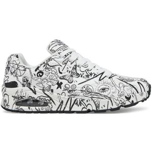 Skechers Sneakersy UNO Printed Lace-Up 183501/WBK Biela Muži Skechers Sneakersy UNO Printed Lace-Up 183501/WBK Biela Muži