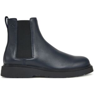 Calvin Klein Členková obuv s elastickým prvkom Combat Ess Chelsea Boot Lth YM0YM01374 Tmavomodrá Muži Calvin Klein Členková obuv s elastickým prvkom Combat Ess Chelsea Boot Lth YM0YM01374 Tmavomodrá Muži