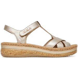 Rieker Sandále CEO-V0919-90 Zlatá Ženy Rieker Sandále CEO-V0919-90 Zlatá Ženy