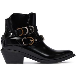 PINKO Členková obuv Ankle Boot Box Calf SD0343 P114 Z99 Čierna Ženy PINKO Členková obuv Ankle Boot Box Calf SD0343 P114 Z99 Čierna Ženy