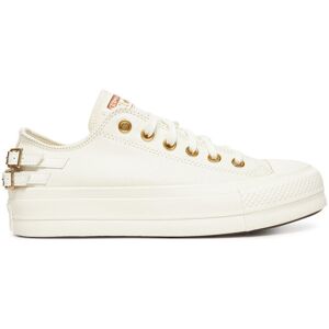 Converse Plátenky Chuck Taylor All Star Lift Platform Buckle A11866C Biela Ženy Converse Plátenky Chuck Taylor All Star Lift Platform Buckle A11866C Biela Ženy