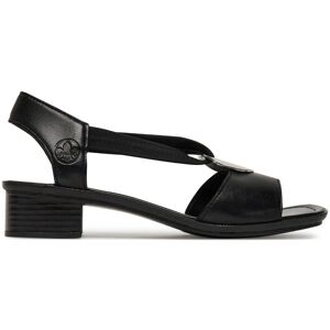 Rieker Sandále 62662-01 Čierna Ženy Rieker Sandále 62662-01 Čierna Ženy