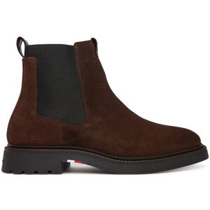 Tommy Hilfiger Členková obuv s elastickým prvkom Comfort Lwt FM0FM05592 Hnedá Muži Tommy Hilfiger Členková obuv s elastickým prvkom Comfort Lwt FM0FM05592 Hnedá Muži