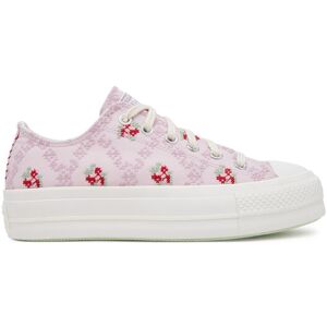 Converse Plátenky Chuck Taylor All Star Lift Platform Rose Cross Stitch A13660C Ružová Ženy Converse Plátenky Chuck Taylor All Star Lift Platform Rose Cross Stitch A13660C Ružová Ženy