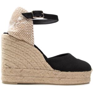 Castañer Espadrilky Carol/8ED/001 020975-100 Čierna Ženy Castañer Espadrilky Carol/8ED/001 020975-100 Čierna Ženy