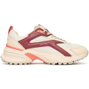 Calvin Klein Sneakersy Hike Run Ckstripe Mesh HW0HW03002 Biela Ženy Calvin Klein Sneakersy Hike Run Ckstripe Mesh HW0HW03002 Biela Ženy